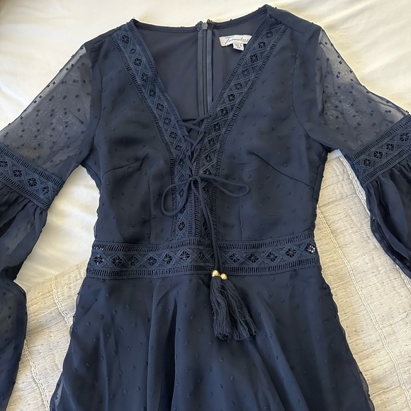 TwoSisters Arella Dress - Navy Blue Size XS - Picture 9 of 13
